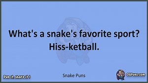 Snake - Jokes, Puns, Wordplays, and Laughter