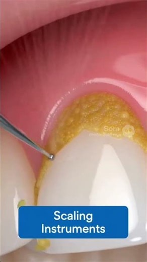 Dental Calculus Removal | Step-by-Step Scaling Explained #shortvideo