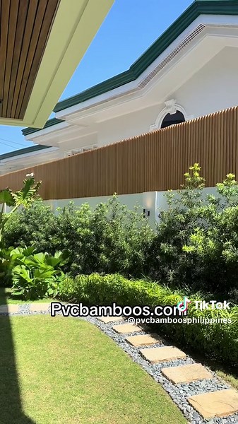 Check out the awesome transformation of perimeter privacy fence! 🎋👌 ✅ Made only by PVC Bamboos Philippines Inc— orig synthetic bamboo supplier , manufacturer and installer. ✅Proudly made in the Philippines !🇵🇭 Contact 0917-885-3374 or visit pvcbamboos.com #foryourpage #landscape #fence #homeimprovement #fyp @everyone