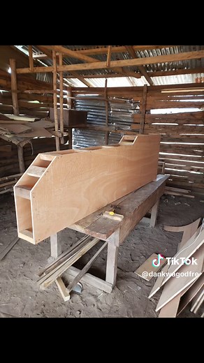 Crafting a Large Wooden Table in a Rustic Workshop