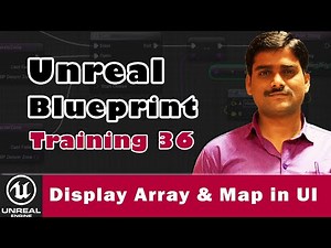 Unreal Blueprint Tutorial 36 | Display Array & Map in Widget Blueprint