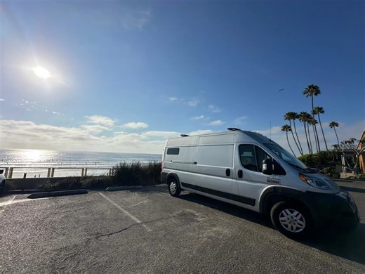 Couple's Camper Van Is a Space-Efficient Mobile Home With a Huge Kitchen, You Can Rent It