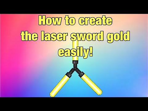*HOW TO CREATE THE LASER SWORD GOLD EASILY* Soul knight!