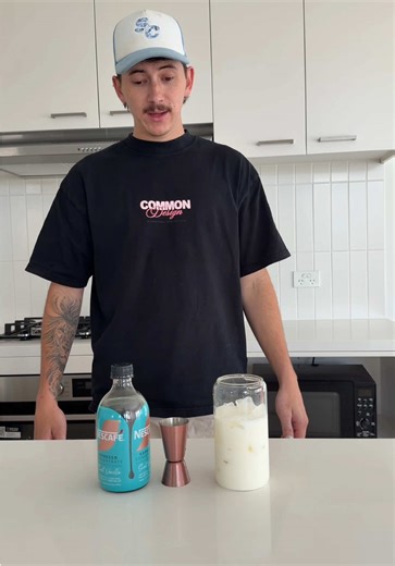Josh said having nails is easy, so we put him to the test, to be fair, using @NESCAFÉ ANZ espresso concentrate is the easiest way to make a coffee! #AD