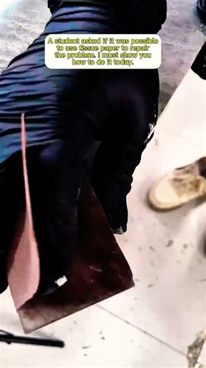 Fixing broken tile corners with paper towels – let me show you. #repair hacks