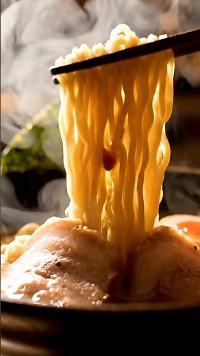 Ramen ASMR 🍜 | Steaming Noodles & Satisfying Broth Pour