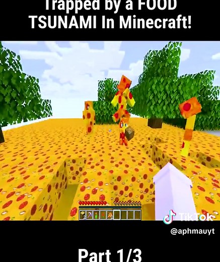 Surviving a Food Tsunami in Minecraft - Part 1-3