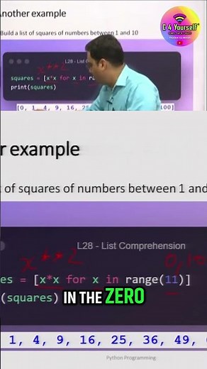 Coding Squares: Watch This Simple Code Generate Magic! #shorts