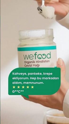 Wefood Organik Hindistan Cevizi Yağı neden bu kadar seviliyor? #hindistanceviziyağı #organik