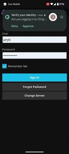 "Native" Jellyfin Push 2FA MFA with LLDAP, Duo and DuoAuthProxy - Android App