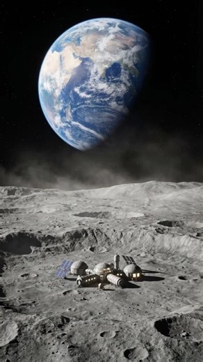NASA's $20 Billion Moon Base — First Look. #moonbase #shorts