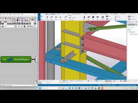 Asha Grasshopper Tekla Model : Convert IFC objects into native Tekla Structures objects