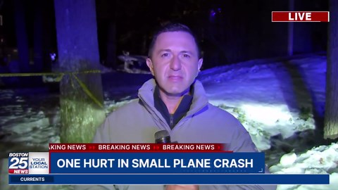 Large emergency response after small plane crashes in Nashua, New Hampshire