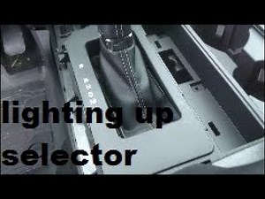 2018 F-150 XLT Light up shifter selector