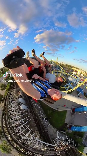 Riding the Massive Swing at Fun Spot Orlando