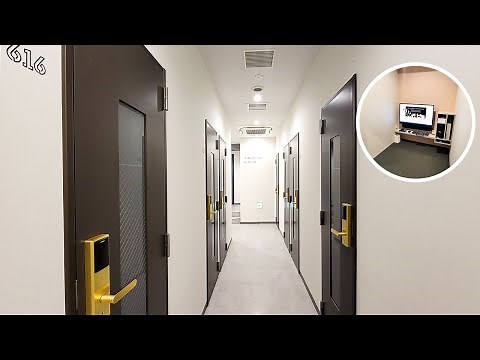Staying at Japan's Private Capsule Room for Two-People | Internet-Cafe Hailey'5cafe Ueno Okachimachi