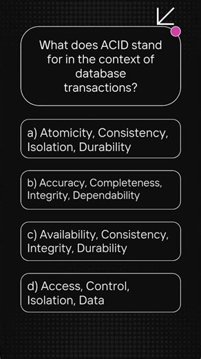 What does ACID stand for in the context of database transactions?