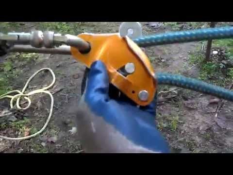 Experimenting with the Petzl Grillion Rope Grab Device
