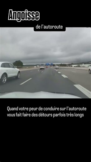 Quand la peur de l'autoroute...... #autoroute #hypersensible #amaxophobie #nerti #conduite #pression