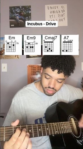 Learn how to play Drive by Incubus! #guitar #guitarplaying #incubus #drive