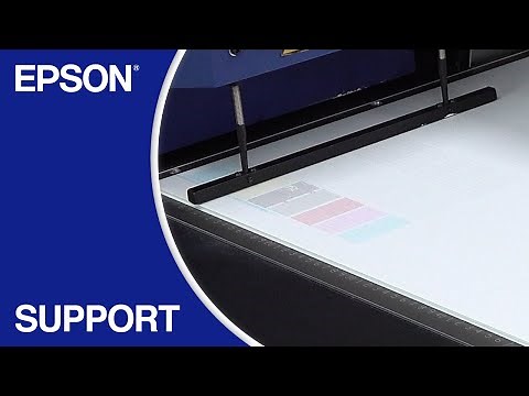 Epson SureColor V7000 | Checking and Flushing the Print Head Nozzles