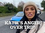 Katie Price calls her kids 'little s***s' on Christmas road trip