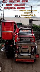 RELEASE FROM: RIC WELDING SHOP BEST QUALITY AND MOST TRUSTED SIDECAR MAKER (SINCE 2002) LOADED STAINLESS COMPLETE UPGRADED ACCESSORIES & DESIGN💯💯👍👍 MARAMING SALAMAT PO SA TIWALA👍👍 Delmacio Guzman Mengolio #everyoneシ゚ #bestquality #sidecar #maker | KA Sidecar