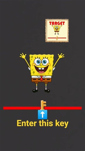 enter the key to save SpongeBob