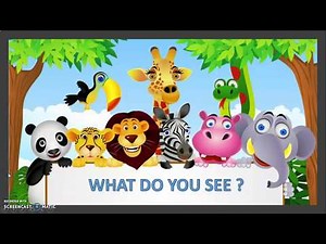 Wild Animals - Preschool Video | Introducing Wild Animals For Preschool & Nursery | Online Lesson