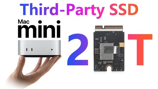 M4 Mac Mini 第三方 SSD 固态硬盘安装教程_哔哩哔哩_bilibili