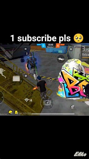 1 subscribe pls 🥺 #freefire #video