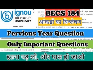 BECS 184 Important Questions June 2025 BECS 184 Important Questions BECS 184 Data Analysis