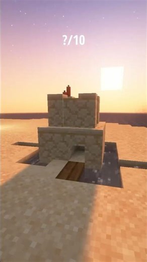 Minecraft Tiny Sandcastle Build 🛕
