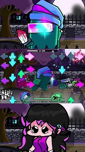 FNF VS Neo Impostor - Defeat (FNF MOD) (Among Us) #shorts