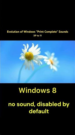 Evolution of Windows Print Complete Sounds