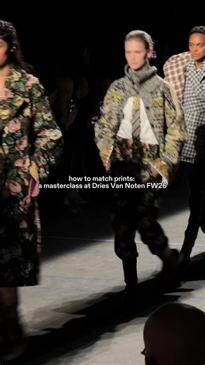 Mastering Print Mixing at Dries Van Noten