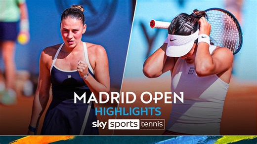 Emma Raducanu: British No 2 knocked out of Madrid Open despite positive performance against Marta Kostyuk