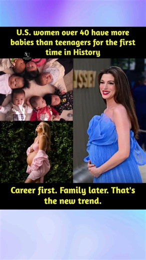 U.S. women over 40 have more babies than teenagers😱