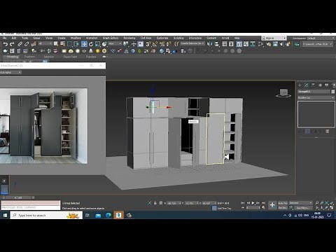 3DsMax Tutorials, Learn 3D Modeling a Wardrobe from Scratch in 3dsmax ( Part 1)