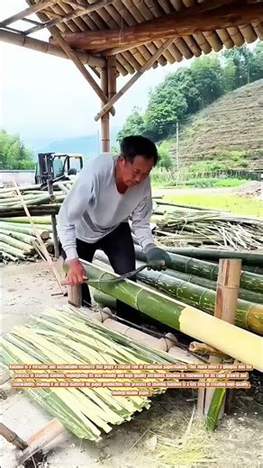 The Art of Bamboo Shaving for Papermaking: Eco-friendly and Sustainable