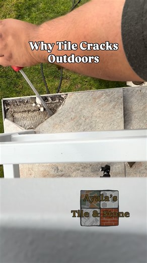 Ayalas Tile and Stone on Instagram: "These deck tiles cracked over time due to stress at the edge of the railing — natural land movement in Palos Verdes didn’t help either. We replaced the damaged tiles and re-grouted the joint. No job too big or small — DM us for a free estimate! #tiles #tilerepair #contractor #southbay #grout"