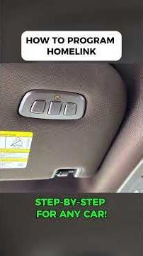 Homelink programming tutorial. #GarageDoorFix #GarageDoorRepair #garagedooropener #homelink #HowTo