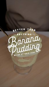 2.4K views · 413 reactions | Better Than Anything Banana Pudding This rich and creamy banana pudding is soooo good! It’s light, fluffy and the pudding is made from scratch, so toss out that pudding box from the store! And yes, that’s a real 24kt edible gold leaf you see topping it off. Everyone will love you for this one! For the full recipe say "Send" or "Recipe" and I'll share it! #foodie #Banana #bananapudding #recipes #desserts | Mymanabites | Facebook