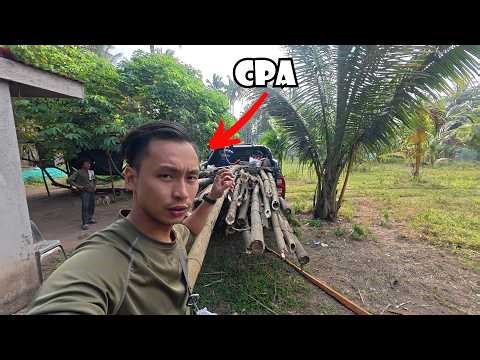 Tapos na ang Buhos ng Poste sa Farm | Camping Site Project