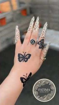 Learn a Simple Butterfly Henna Hack 🦋 | Step-by-Step for Beginners + Workbooks!