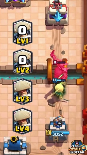 Ronin lv1 to 4 #clashroyale