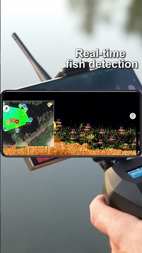 🎣 CatchX Mini GPS Bait Boat+Hydrobat – Scan, See Depths, Find Fish Instantly