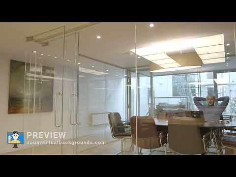 Office Boardroom Desk Zoom Virtual Background Preview