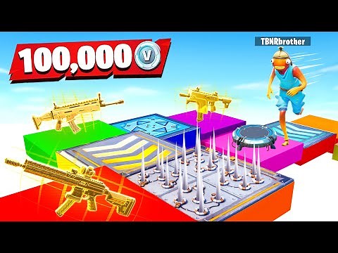 LOOT or DEATH! 100k VBucks Challenge vs My Little Brother!