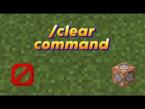 Clear Command - How To Clear Items From Player